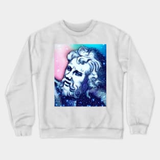 Epictetus Snowy Portrait | Epictetus Artwork 13 Crewneck Sweatshirt